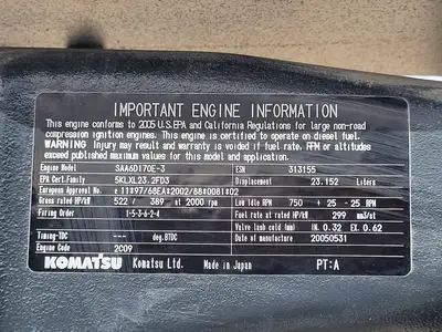 USED KOMATSU R624101AC01T2