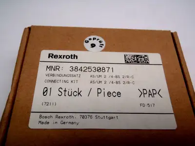 New | in-Stock REXROTH AS/UM 2 CONNECTION KIT FOR LONGITUDINAL CONVEYORS Conveyor Parts | Maverick Industrial Sales #1108791