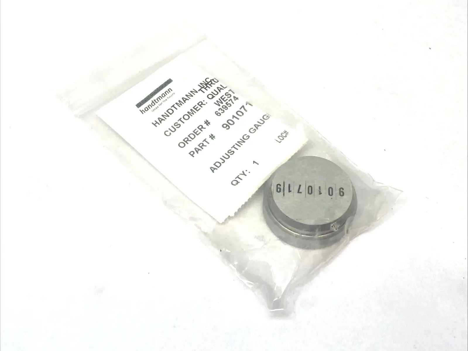 USED HANDTMANN ADJUSTING GAUGE