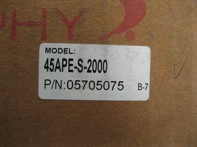 NEW Murphy 45APE-S-2000