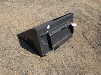 New old stock Paladin 36” smooth bucket for a mini skid steer, welded on cutting edge, mini skid ste...