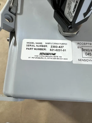 USED Sensidyne 821-0231-01