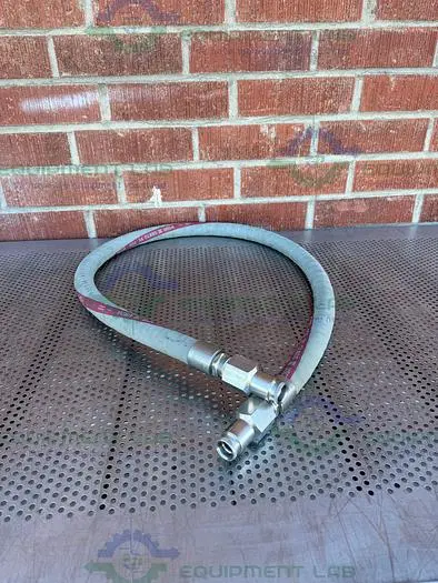 Used FGR FDA 3A CLASS III TRANSFER HOSE 76" W/ SWAGELOK QTM8 QUICK CONNECT STEM Hoses | Equipment Lab #486650