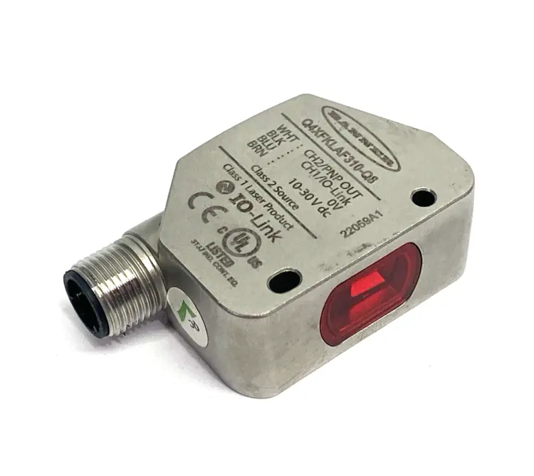Used BANNER ENGINEERING IO-LINK RUGGED LASER DISTANCE SENSOR, ADJUSTABLE FLD 97341 Sensors | Maverick Industrial Sales #1099213