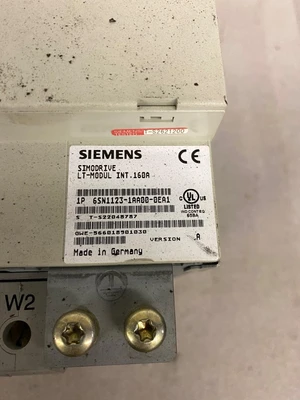 SIEMENS 6SN1123-1AAOO-OEA1 SERVO DRIVE