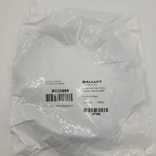 New | in-Stock BALLUFF BALLUFF BCC098N CONNECTORS & CABLES Connector Accessories | ND Industrial Surplus #1221650