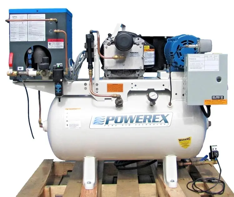 Used POWEREX STS030134 Non-Lube Air Compressors California US | Bay Line Tool #928345