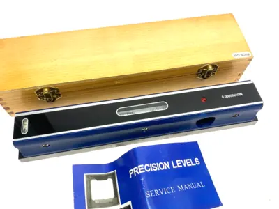 None | 12" Precision Master Level, Bar Level, 0.0005"/10" Accuracy - Open box