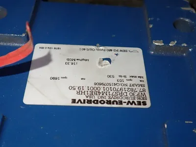USED SEW EURODRIVE WF30 DRS71M4BE1HR