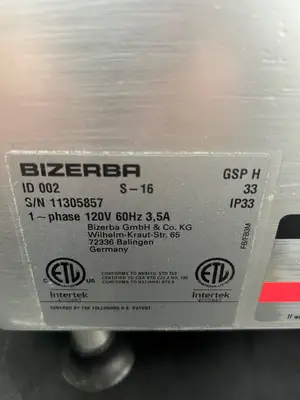 Bizerba 2016 GSPH Manual Deli Slicer Fully Refurbished