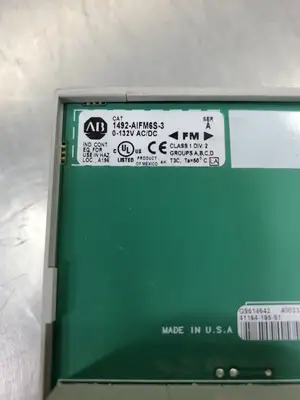 USED Allen-Bradley 1492-AIFM6S-3 Ser A ISO Feed-Through Interface Module