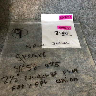 New | in-Stock Spears 8058-025 Valves/Fittings California US | Davliegogo LLC #1729464