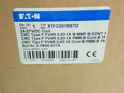 New | in-Stock EATON XTFC001BBTD Manuals Ohio US | HGR 24 #730569