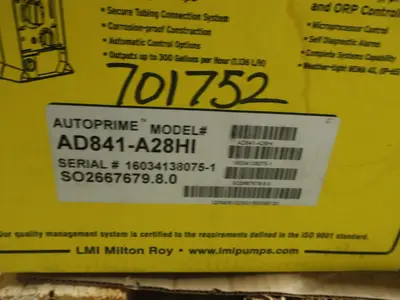 PALLET OF ASSORTED METERING PUMPS, MILTON ROY, LMI, PROMINENT