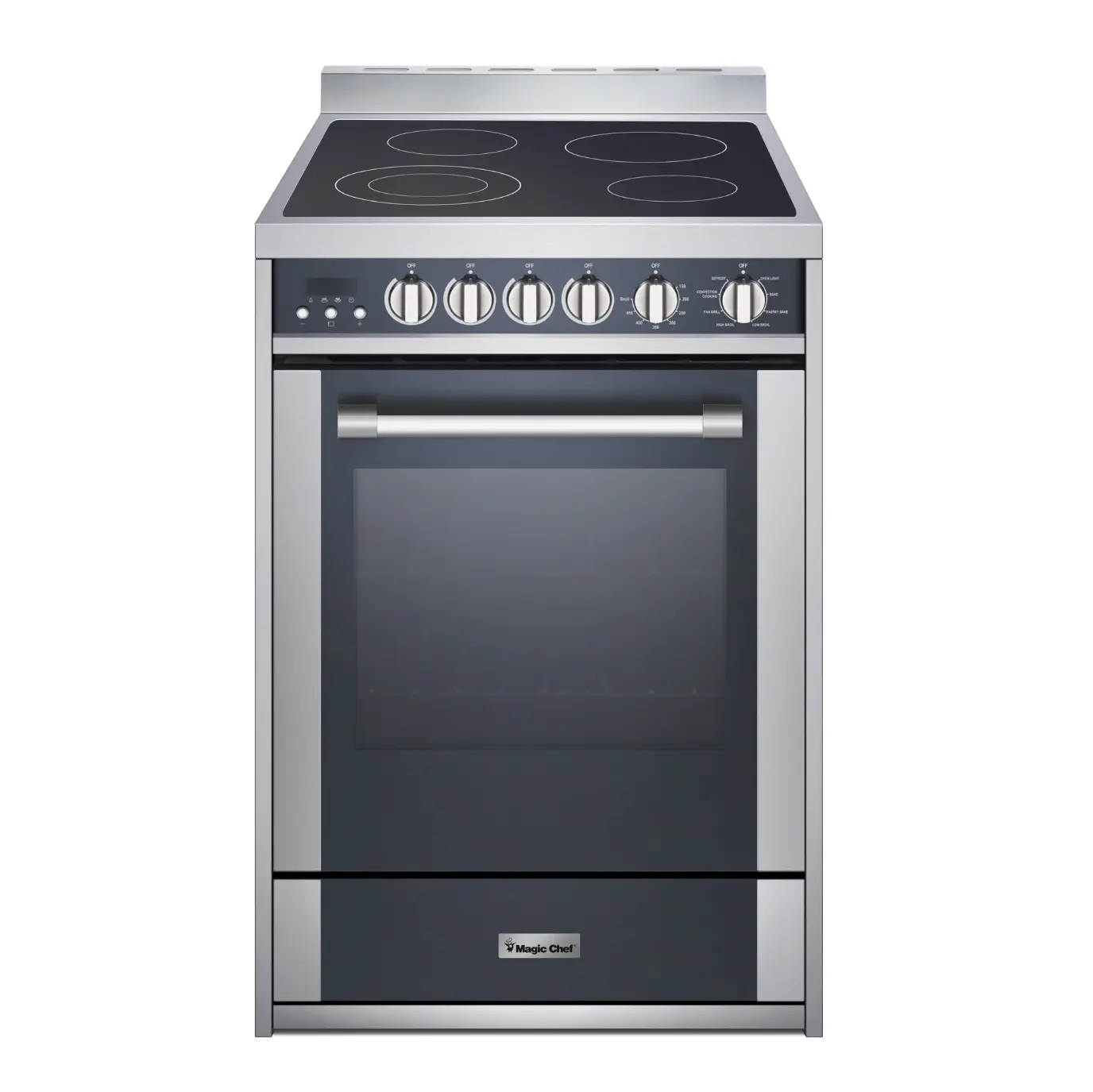 Magic Chef 2.2 CU. FT. ELECTRIC RANGE WITH CONVECTION IN STAINLESS STEEL