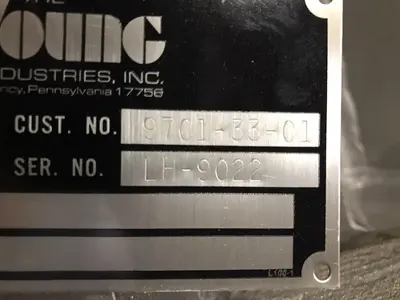 Used YOUNG 13014-1 Rotary Airlock Feeder Ohio US | Surplus Asset Holdings #1227769