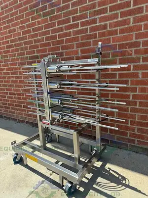 USED MILLIPORE STAINLESS STEEL HYDRAULIC PELLICON CUF-8 FILTER SKID