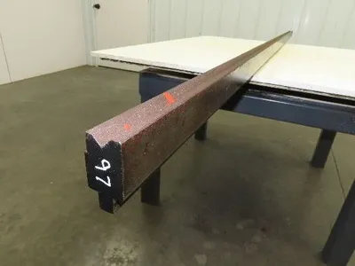 Press Brake Die 97" Long 90° V 9/16" W 5/16" D 1-3/4" H 1/2" Tang