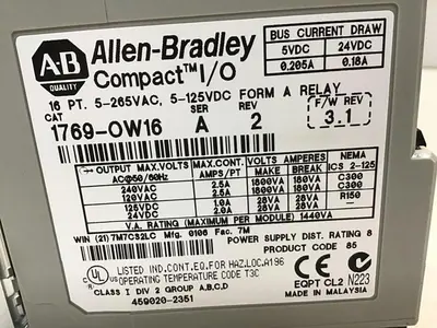 USED ALLEN BRADLEY 1769-OW16 SER A