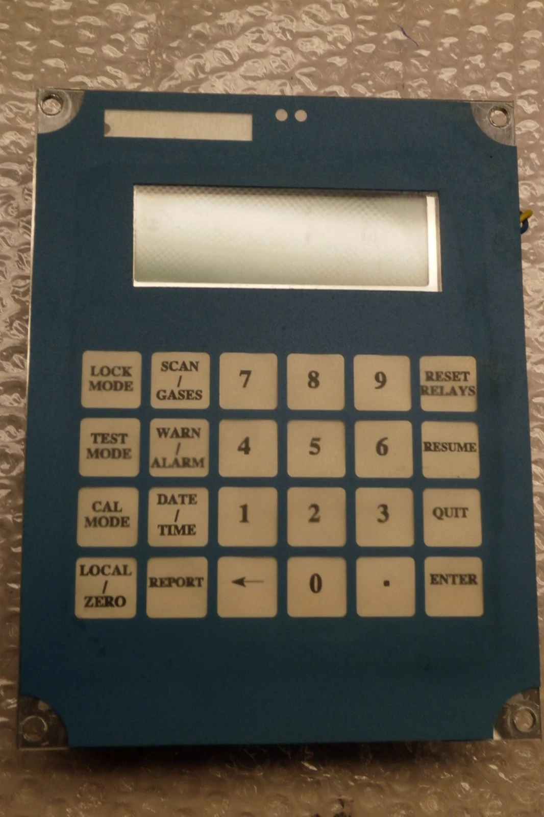 USED Telosense TGM-20 KEYPAD/DISPLAY ASSY 4910-10184