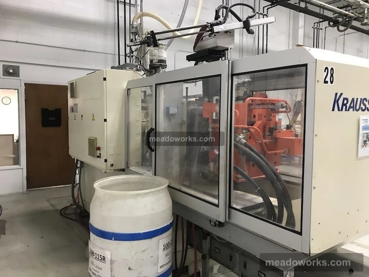 Used 1998 Krauss Maffei KM 80-220 C2 Injection Molding Machines Illinois US | Meadoworks #1514496