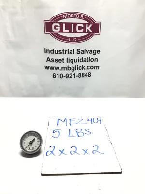 Ashcroft Bronze Tube Brass Socket Pressure Gauge 0-60 PSI