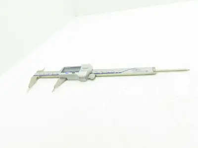 Mitutoyo 573-725-20 Digimatic Point Tip Caliper 0-6" 150mm .0005" NTD12P-P6"M
