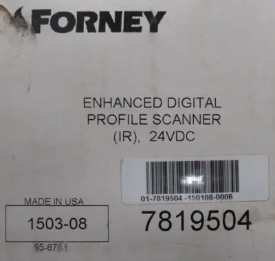 NEW FORNEY 7819504 IR FLAME DETECTOR
