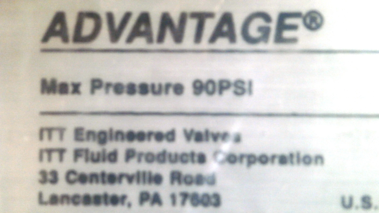 NEW ITT Dia-Flo ITT 9404972-004 DIA FLOW 60MM VALVE W/ D60 DIAPHAG