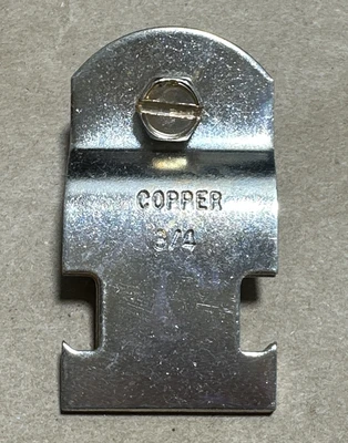 (95) NEW NO BOX- Copper Plated 3/4” Pipe Strut Clamps || FAST SHIPPED & WARRANTY