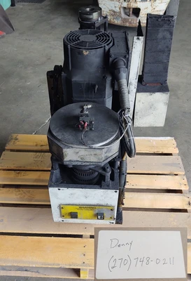 BRIDGEPORT 2216 CNC HEAD COMPLETE FANUC AC SPINDLE MOTOR UAASKD-06DBM13 WORKING