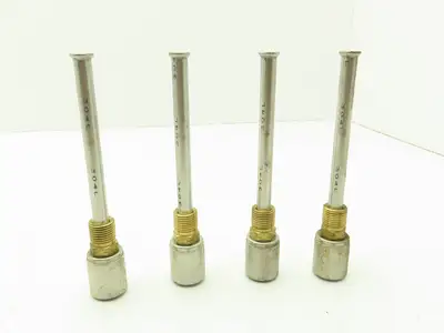 3/8 Flare Adaptor 3/8 Barb 304 Stainless Crimp Air Conditioner Line Lot of 4