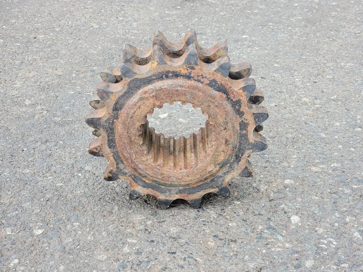 Roller Chain Sprocket HD120B16T20SPLINE, Double, 16 Teeth, Splined