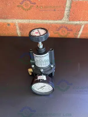 USED FAIRCHILD 10222 PNEUMATIC PRECISION REGULATOR 500 PSIG W/ CPI 0-15 PSI GAUGE