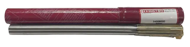 Lexington .6000 Carbide Tipped Chucking Reamer, 9" Overall USA Made