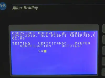 Allen Bradley 2711-B5A5X PanelView 550 HMI Control Panel Ser H FRN 4.48 100-240V