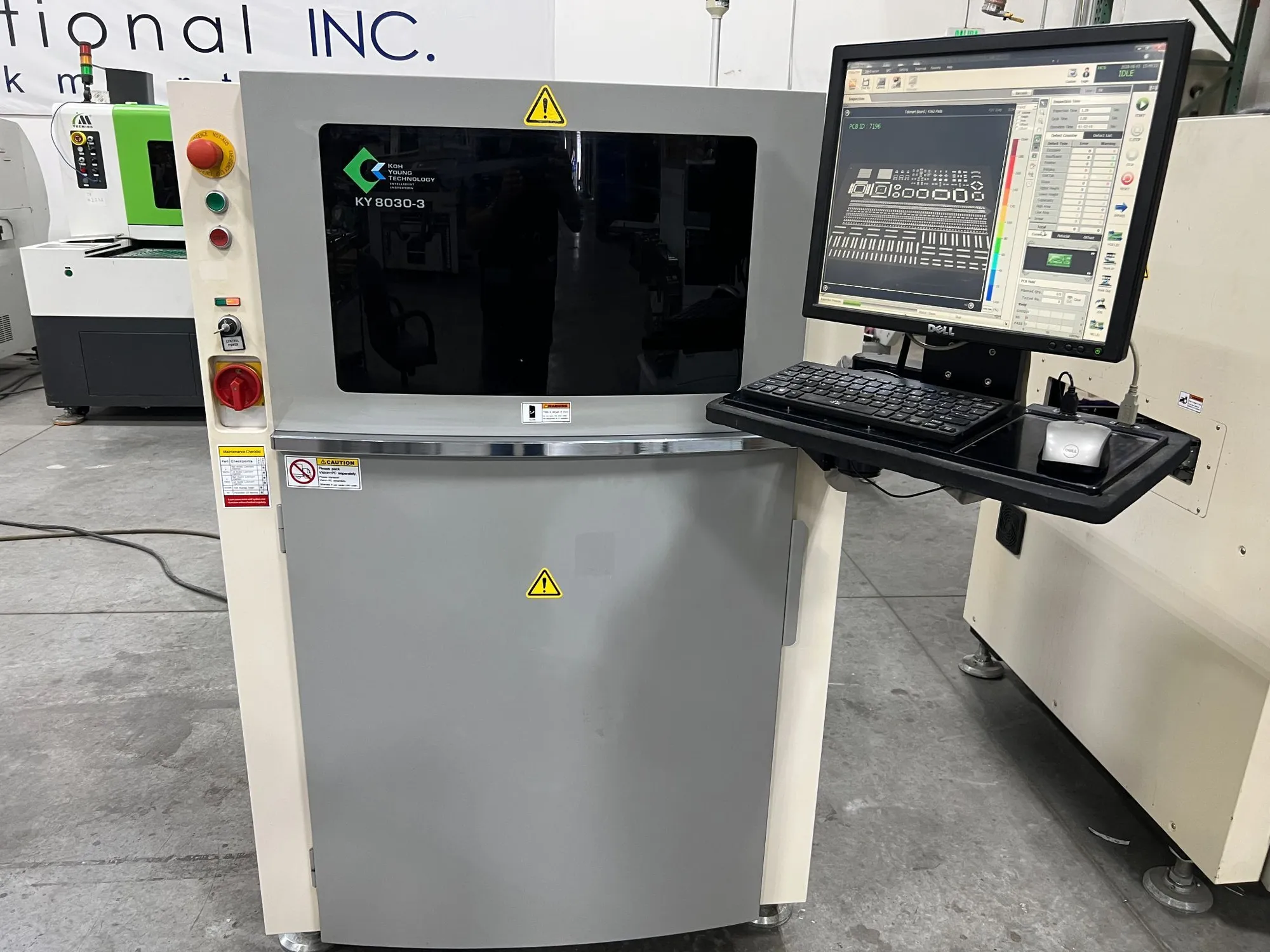 USED 2010 KOH YOUNG KY8030-3 3D SOLDER PASTE INSPECTION MACHINE
