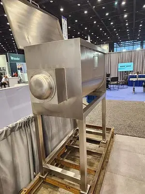 New 10 Cubic Foot Stainless Steel Ribbon Mixer, 5 HP #4679768