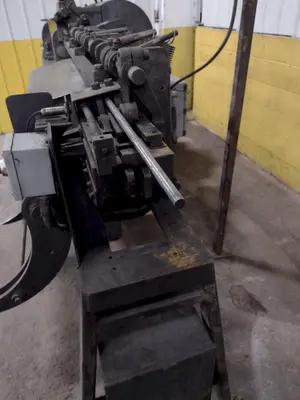 3/8" LEWIS MODEL #8CV WIRE STRAIGHTEN & CUT MACHINE: STOCK 16181