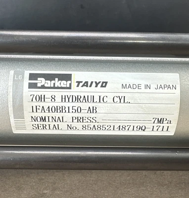 New | in-Stock TAIYO PARKER 1FA40BB150-AB Cylinders Indiana US | J&J Industrial Supply #1283575