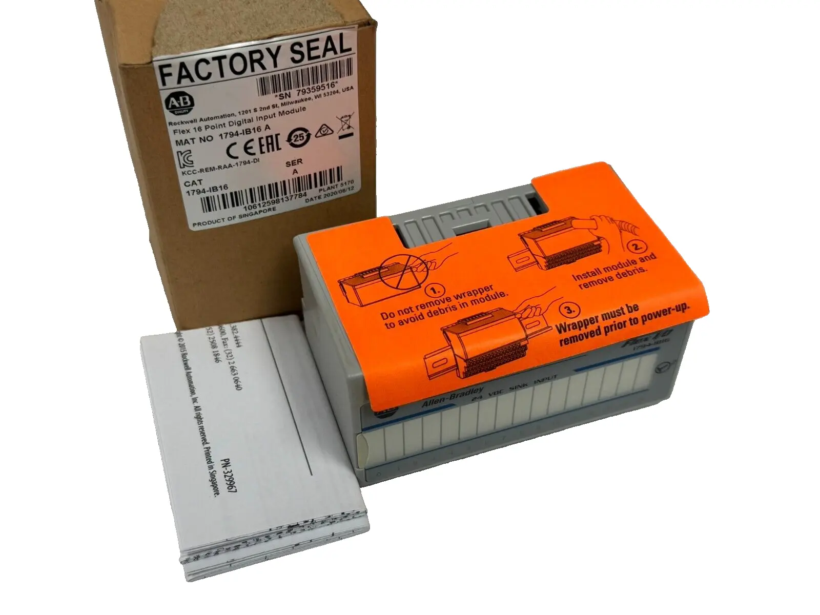 NEW ALLEN-BRADLEY ALLEN BRADLEY 1794-IB16