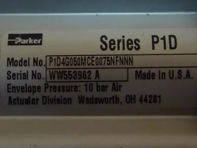 NEW PARKER P1D4G050MCE0075NFNNN