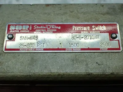 USED STATIC O RING 9RSM45N4F1AX
