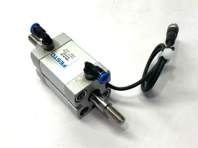 Used Festo Pneumatic Compact Cylinder 20mm Bore 20mm Stroke 536233 Pneumatic Cylinders Michigan US | Maverick Industrial Sales #1390717