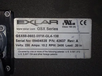 Used EXLAR GSX500602MFMGL4138 Linear Actuators Ohio US | HGR 24 #737662