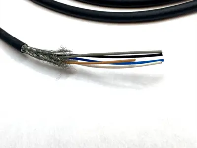 USED IFM M12 SENSOR CABLE 5-PIN FEMALE SHIELDED EVC5455 5M