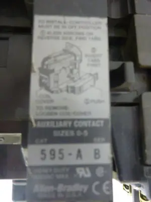USED ALLEN BRADLEY 509-AOD SER B W38