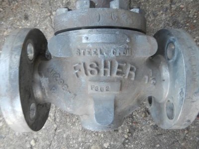 Fisher 1 1/2" 300 Rating, 316 Stainless Flanged Control Valve