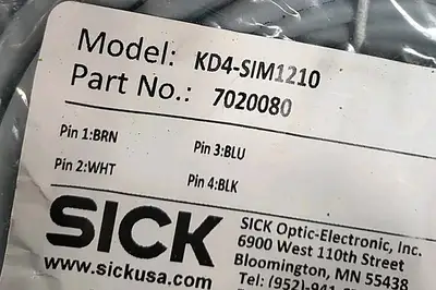 Sick KD4-SIM 1210 Cable Loc5D20