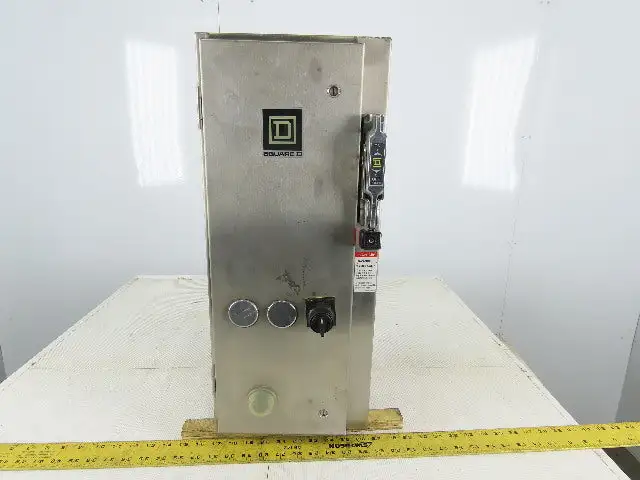 Square D 8538SCW14V81CFF4T 30A 600V 10Hp MAX Stainless Steel Combo Starter